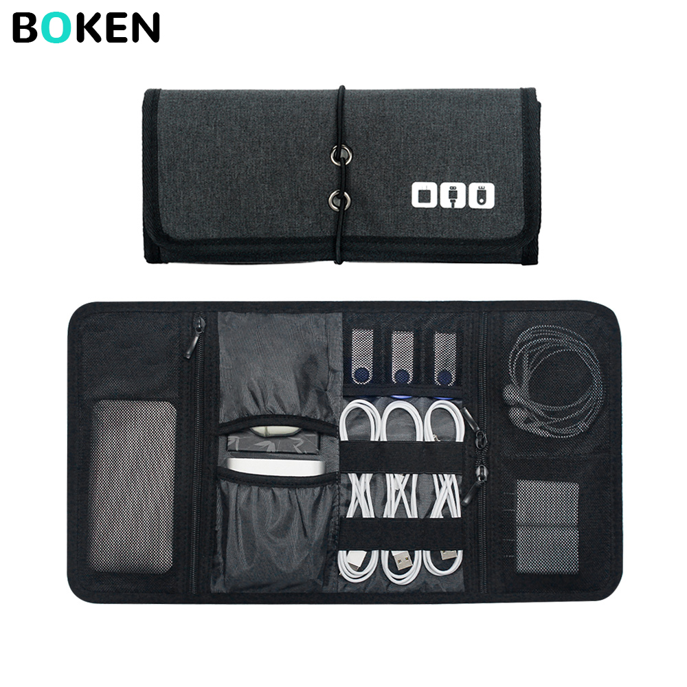The Office Tech - Tech Organizer Bag Cable Storage Case