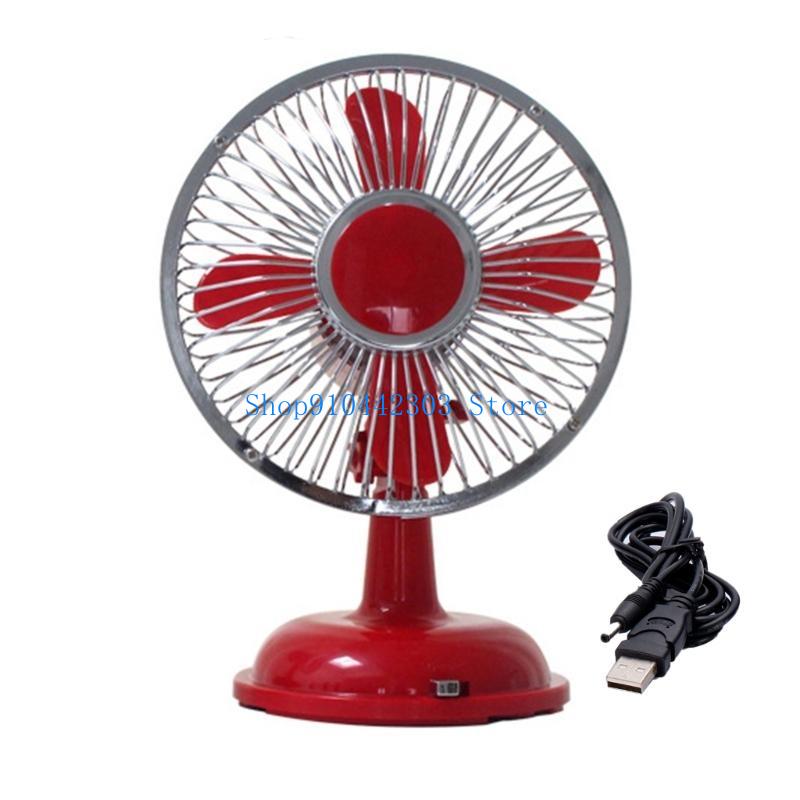 Office Xp - Desk Oscillating Small Fan Retro 2-Speed