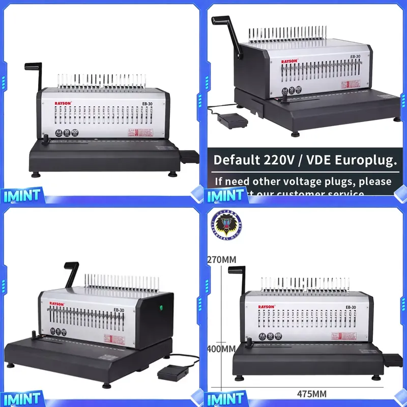 Binding Machine Comb - RAYSON EB-30 High Quality Electric Paper