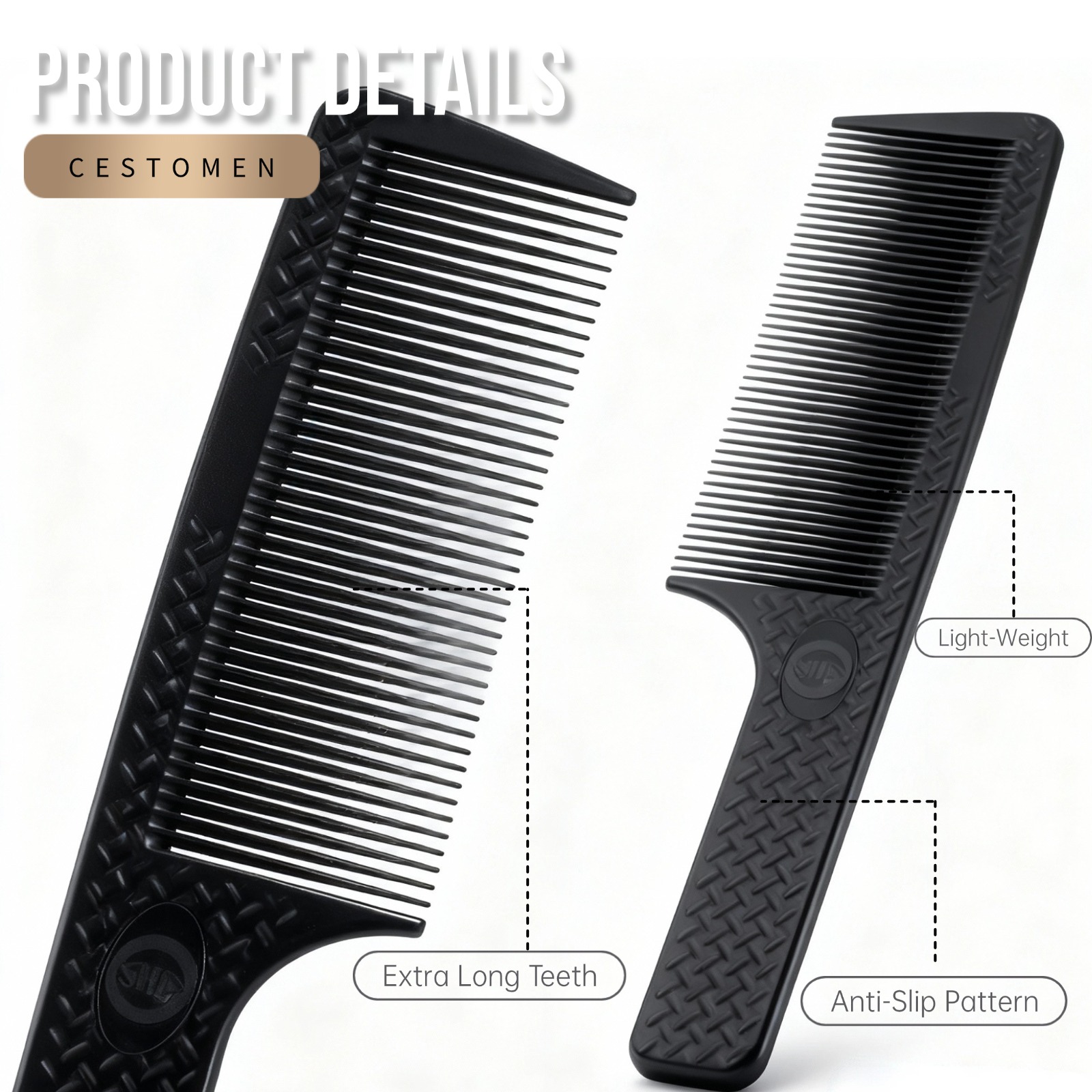 2Pcs Professional Tapered Barb - Binding Machine Comb 评论和价格