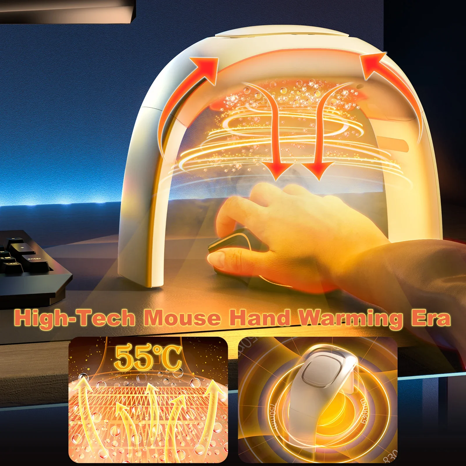 Eary Portable Winter Mouse Han - The Office Tech 评论和价格
