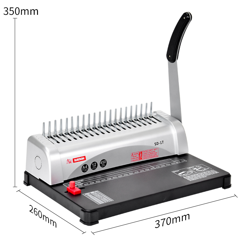 Factory Comb Binder SD-17 A3A4 - Binding Machine Comb 评论和价格