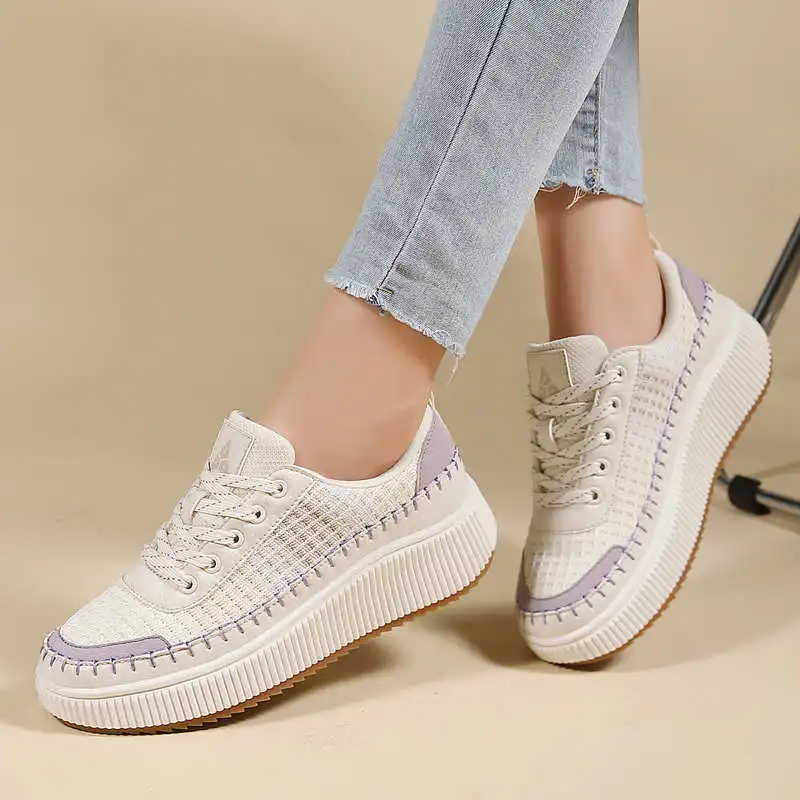 Brown Shoes Woman Flats Autumn - Office Tech Design 评论和价格