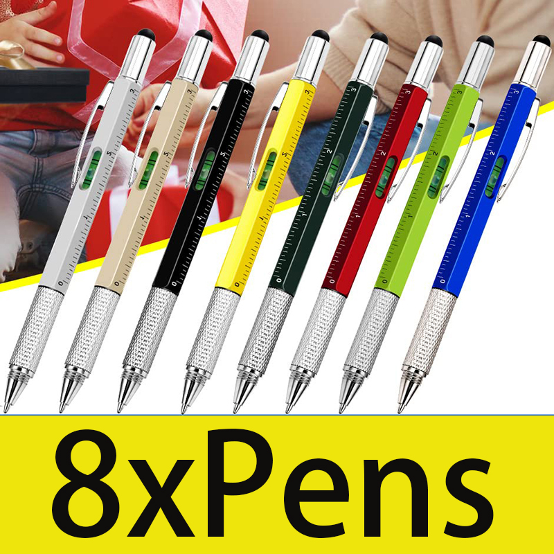 8Pcs 6 in 1 Multitool Pen with - Office Productivity Tech 评论和价格