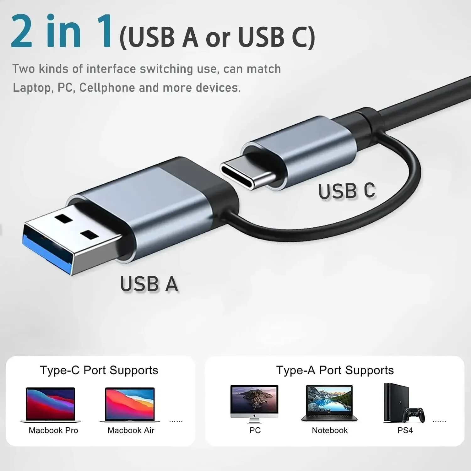 8 In 2 USB-C Hub With 3.0 SD/T - Office Xp 评论和价格