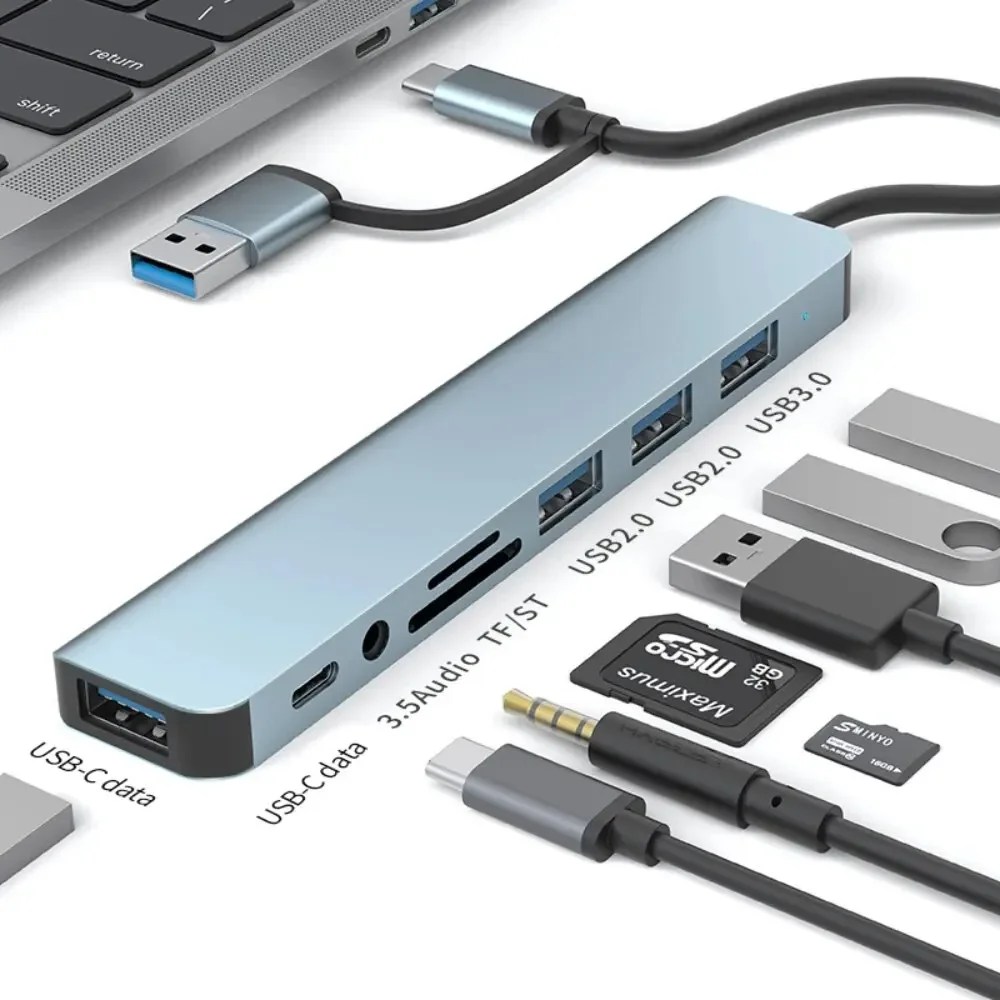 8 In 2 USB-C Hub With 3.0 SD/T - Office Xp 评论和价格