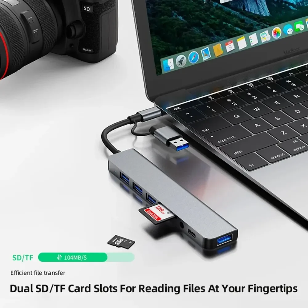 8 In 2 USB-C Hub With 3.0 SD/T - Office Xp 评论和价格