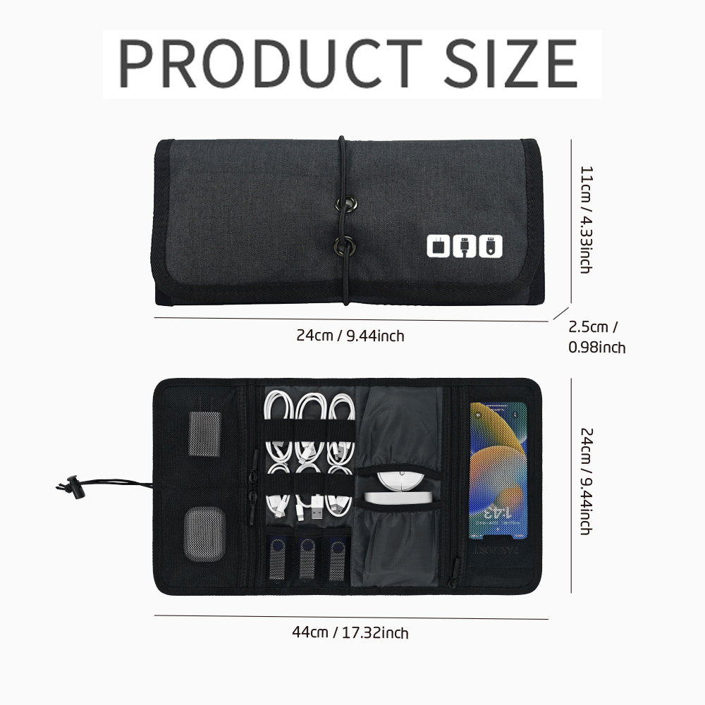 Tech Organizer Bag Cable Stora - The Office Tech 评论和价格