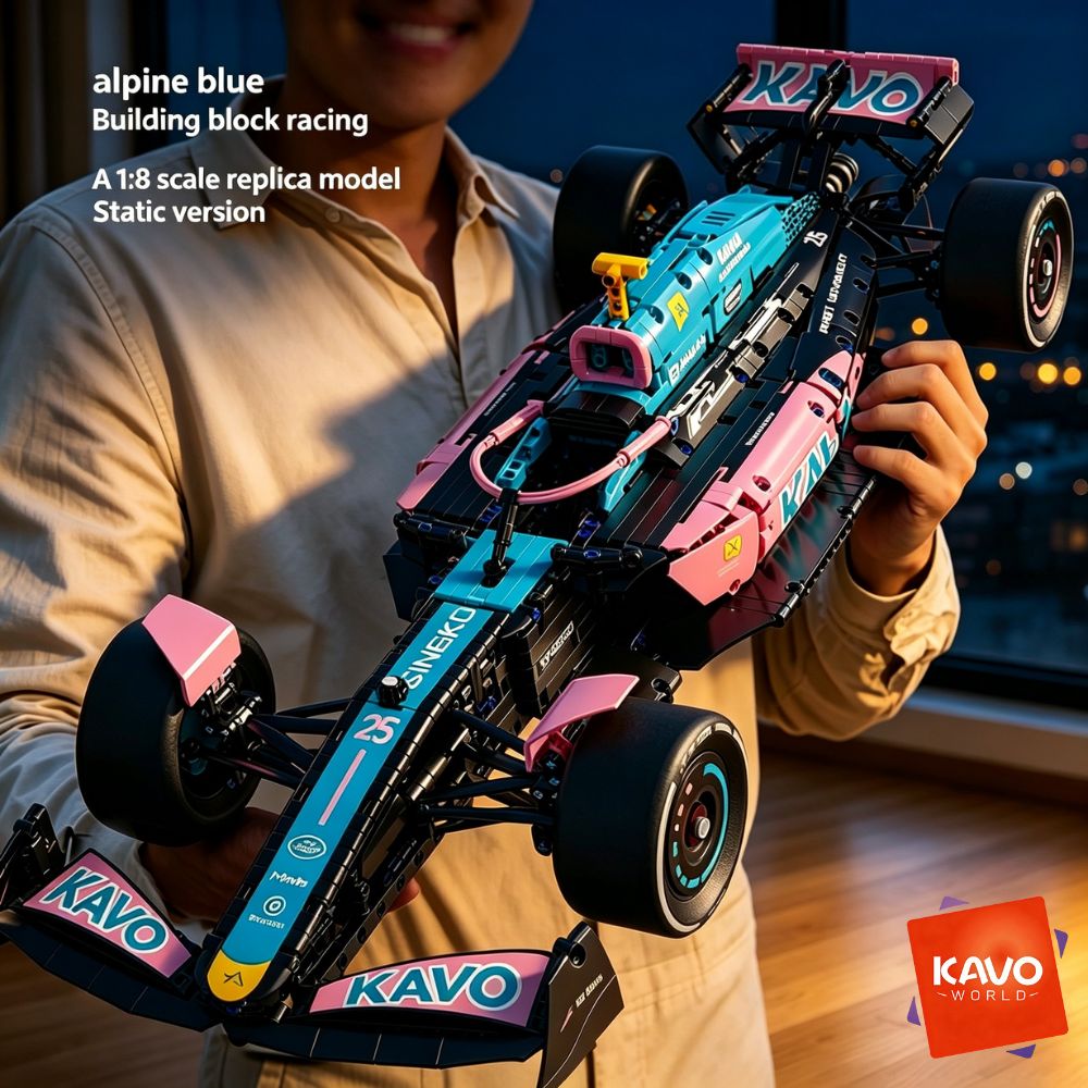 KAVOWORLD 1:8 Pink-blue Formul - Office Productivity Tech 评论和价格