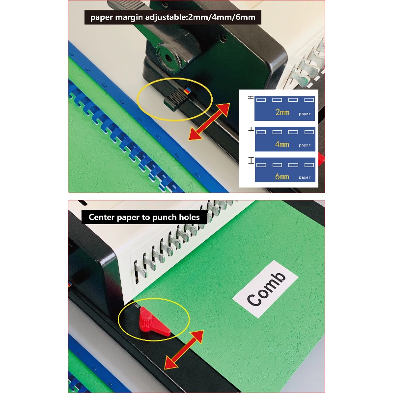 Metal Body Heavy Duty Manual D - Binding Machine Comb 评论和价格