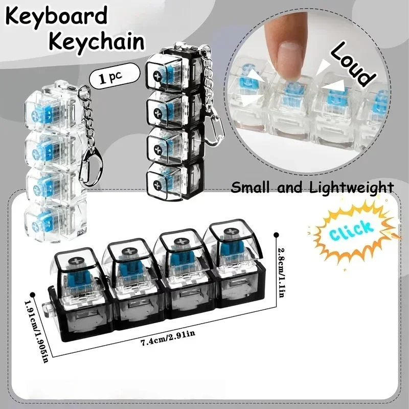 1pcs LED Keyboard Keycap Stres - Office Productivity Tech 评论和价格