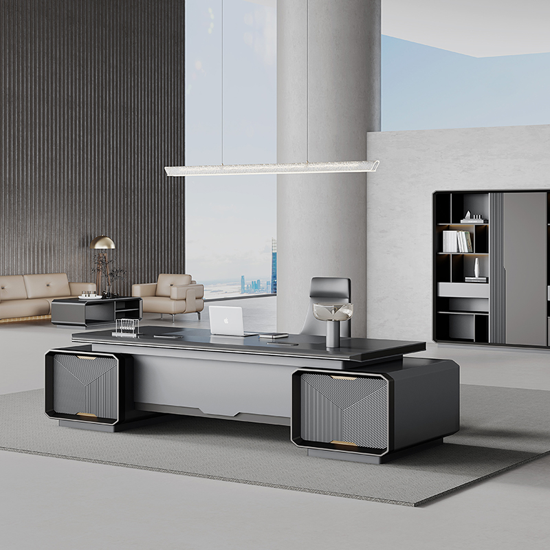 -Modern Luxury Wooden Desk Wor - Office Tech Design 评论和价格