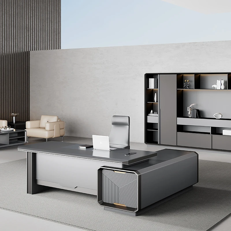 -Modern Luxury Wooden Desk Wor - Office Tech Design 评论和价格