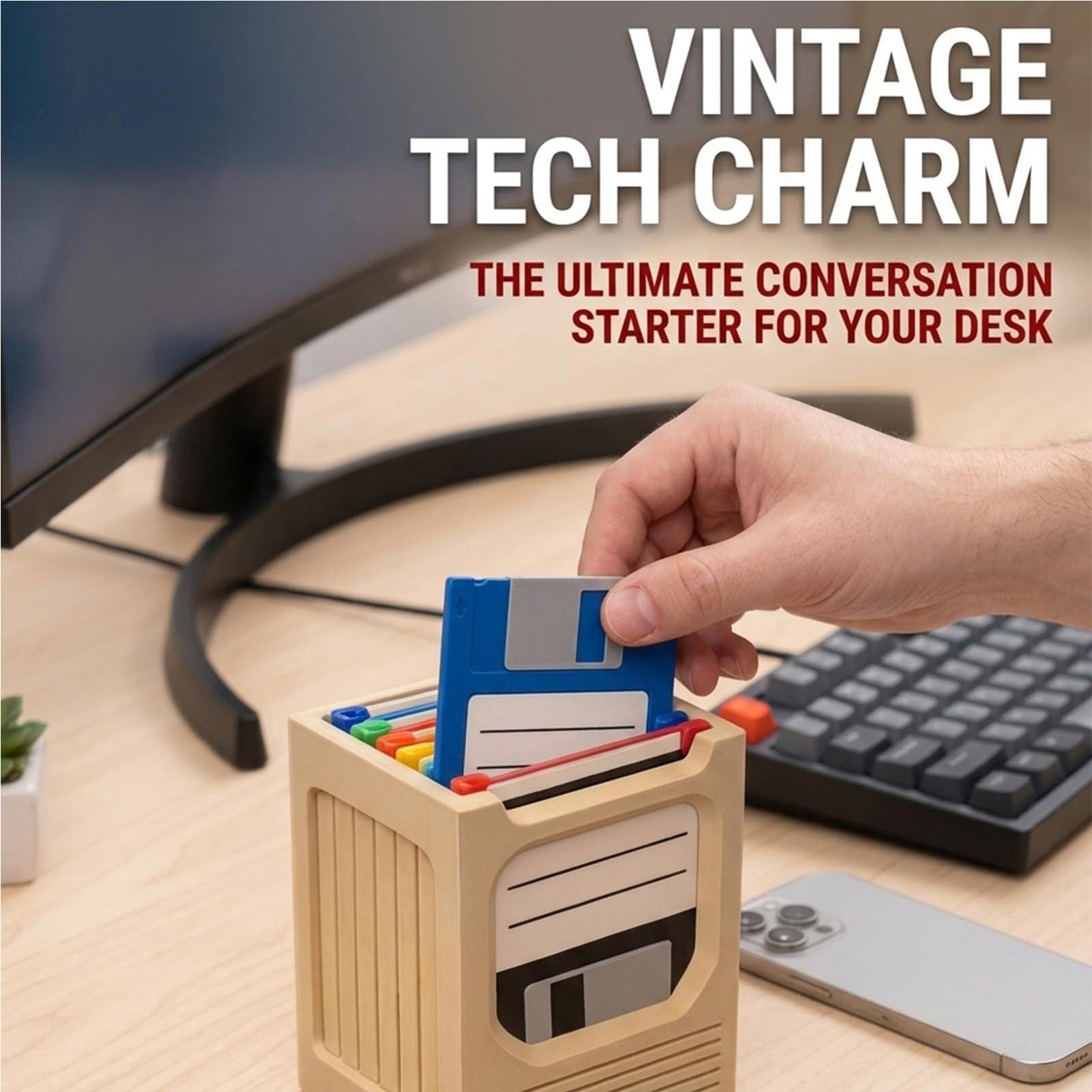 Retro Tech Coaster Holder Set  - The Office Tech 评论和价格