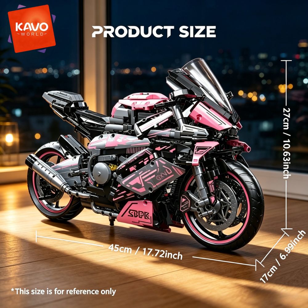 KAVOWORLD 1:5 Large Scale Moto - High Tech Office Room 评论和价格